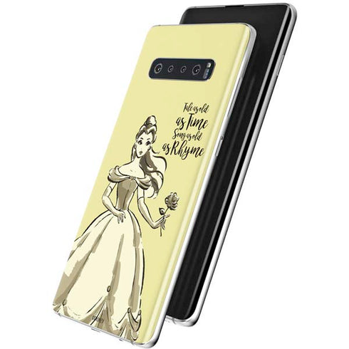 Disney Princess Belle Tale As Old As Time Art Galaxy S10 Plus Skin