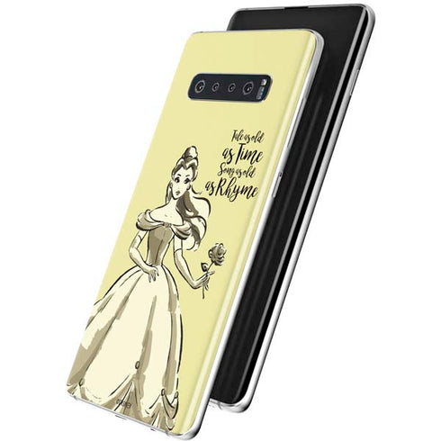 Disney Princess Belle Tale As Old As Time Art Galaxy S10 Skin