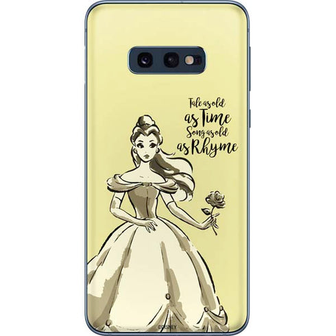 Disney Princess Belle Tale As Old As Time Art Galaxy S10e Skin