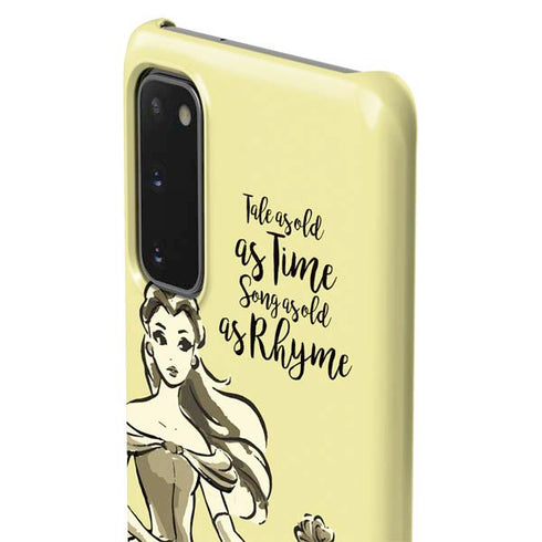 Disney Princess Belle Tale As Old As Time Art Galaxy S20 Lite Case