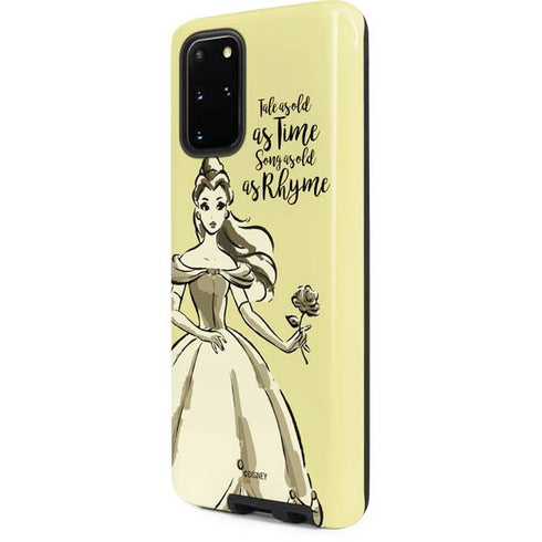 Disney Princess Belle Tale As Old As Time Art Galaxy S20 Plus Pro Case