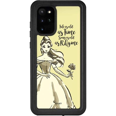 Disney Princess Belle Tale As Old As Time Art Galaxy S20 Plus Waterproof Case