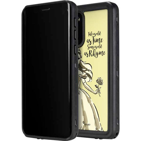 Disney Princess Belle Tale As Old As Time Art Galaxy S20 Plus Waterproof Case