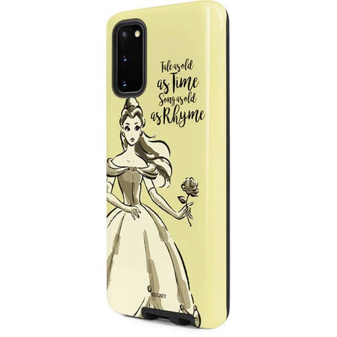 Disney Princess Belle Tale As Old As Time Art Galaxy S20 Pro Case