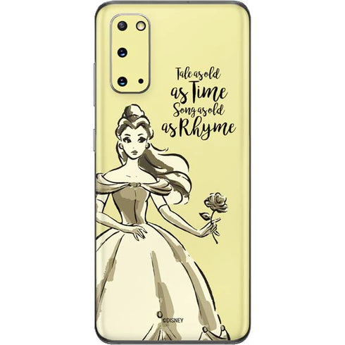 Disney Princess Belle Tale As Old As Time Art Galaxy S20 Skin
