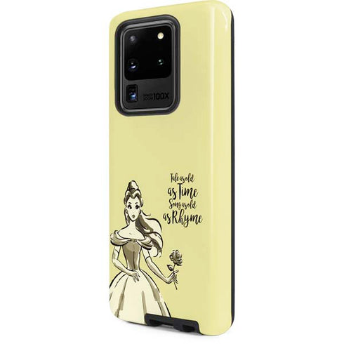 Disney Princess Belle Tale As Old As Time Art Galaxy S20 Ultra 5G Pro Case