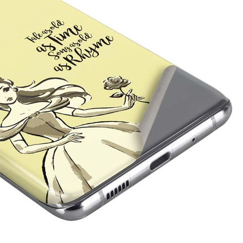 Disney Princess Belle Tale As Old As Time Art Galaxy S20 Ultra 5G Skin