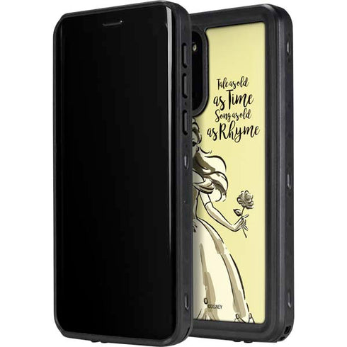 Disney Princess Belle Tale As Old As Time Art Galaxy S20 Waterproof Case
