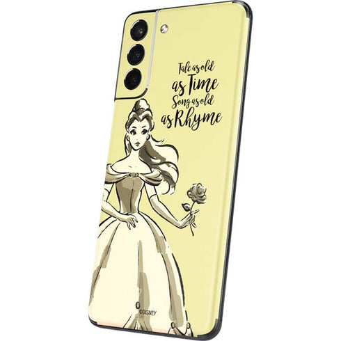 Disney Princess Belle Tale As Old As Time Art Galaxy S21 5G Skin