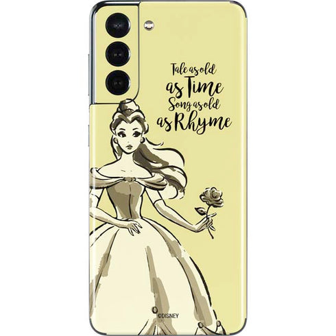 Disney Princess Belle Tale As Old As Time Art Galaxy S21 5G Skin