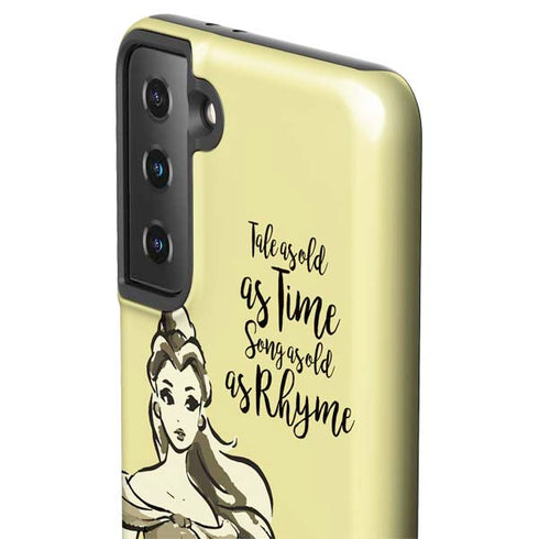 Disney Princess Belle Tale As Old As Time Art Galaxy S21 FE Pro Case