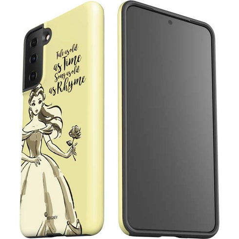 Disney Princess Belle Tale As Old As Time Art Galaxy S21 FE Pro Case