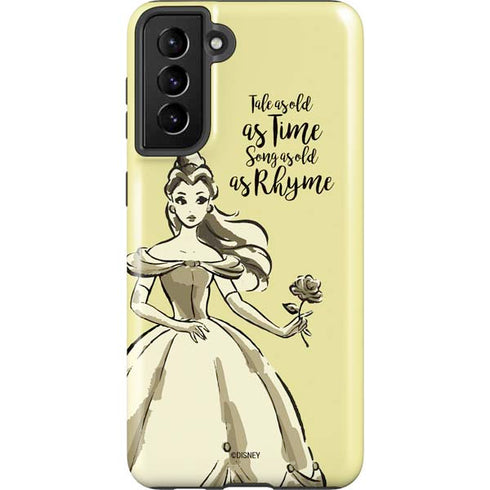 Disney Princess Belle Tale As Old As Time Art Galaxy S21 FE Pro Case