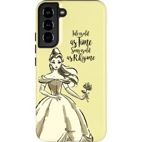 Disney Princess Belle Tale As Old As Time Art Galaxy S22 Plus Pro Case