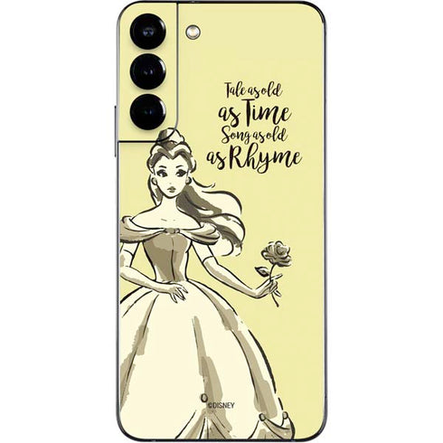 Disney Princess Belle Tale As Old As Time Art Galaxy S22 Plus Skin