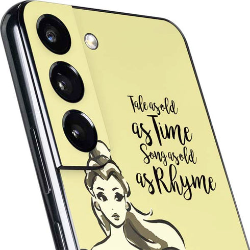 Disney Princess Belle Tale As Old As Time Art Galaxy S22 Plus Skin