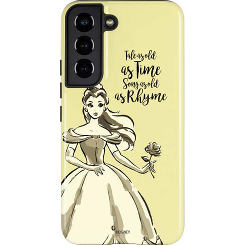 Disney Princess Belle Tale As Old As Time Art Galaxy S22 Pro Case