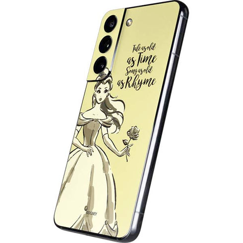 Disney Princess Belle Tale As Old As Time Art Galaxy S22 Skin