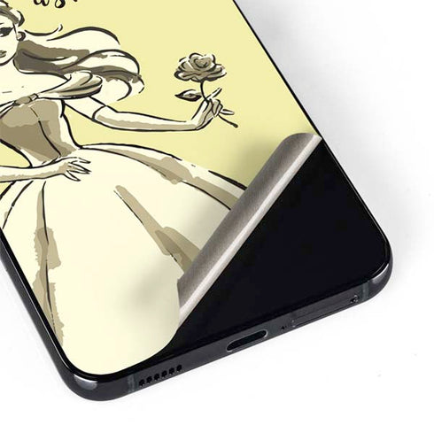 Disney Princess Belle Tale As Old As Time Art Galaxy S22 Skin