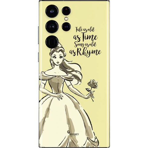 Disney Princess Belle Tale As Old As Time Art Galaxy S22 Ultra Skin