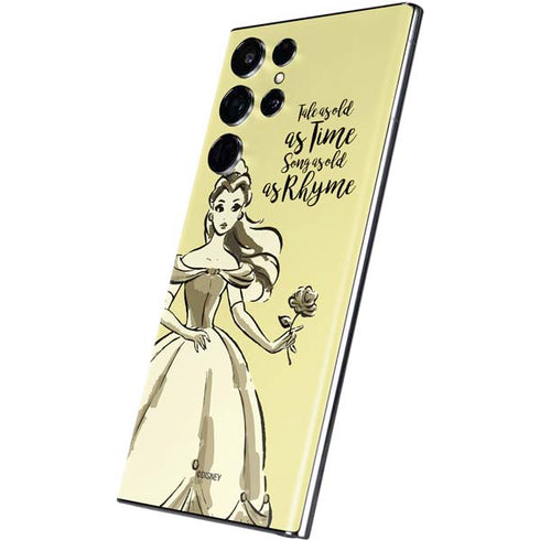 Disney Princess Belle Tale As Old As Time Art Galaxy S22 Ultra Skin