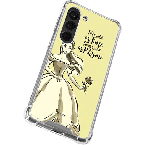 Disney Princess Belle Tale As Old As Time Art Galaxy S23 Clear Case
