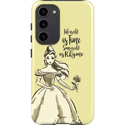 Disney Princess Belle Tale As Old As Time Art Galaxy S23 Plus Pro Case