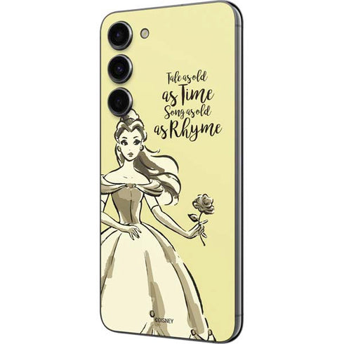 Disney Princess Belle Tale As Old As Time Art Galaxy S23 Plus Skin