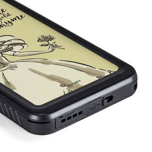 Disney Princess Belle Tale As Old As Time Art Galaxy S23 Plus Waterproof Case