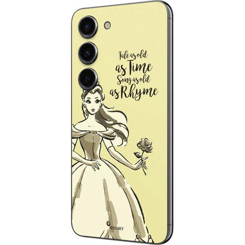 Disney Princess Belle Tale As Old As Time Art Galaxy S23 Skin