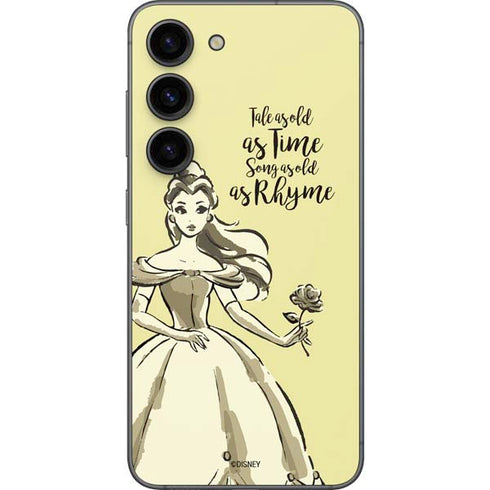 Disney Princess Belle Tale As Old As Time Art Galaxy S23 Skin