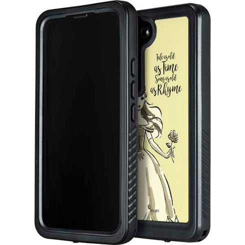 Disney Princess Belle Tale As Old As Time Art Galaxy S23 Waterproof Case