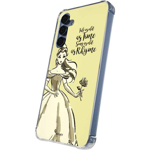 Disney Princess Belle Tale As Old As Time Art Galaxy S24 Clear Case