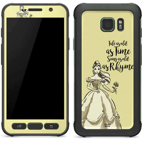 Disney Princess Belle Tale As Old As Time Art Galaxy S7 Active Skin