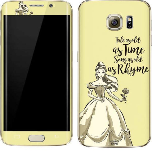 Disney Princess Belle Tale As Old As Time Art Galaxy S7 Edge Skin