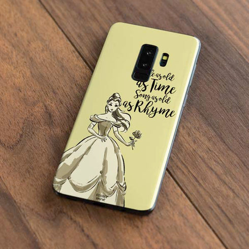 Disney Princess Belle Tale As Old As Time Art Galaxy S9 Plus Skin
