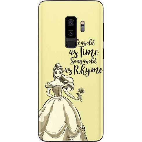 Disney Princess Belle Tale As Old As Time Art Galaxy S9 Plus Skin