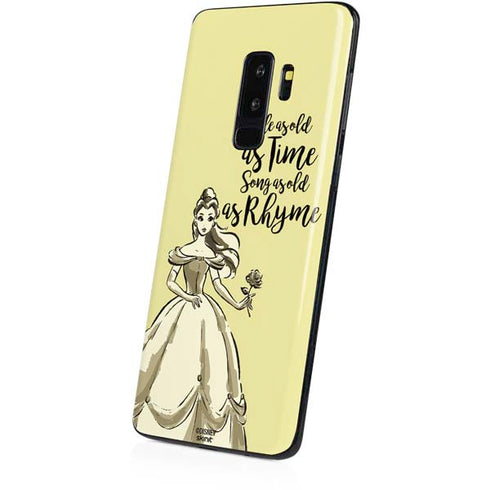 Disney Princess Belle Tale As Old As Time Art Galaxy S9 Plus Skin