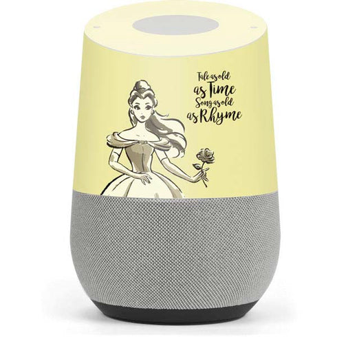 Disney Princess Belle Tale As Old As Time Art Google Home Skin