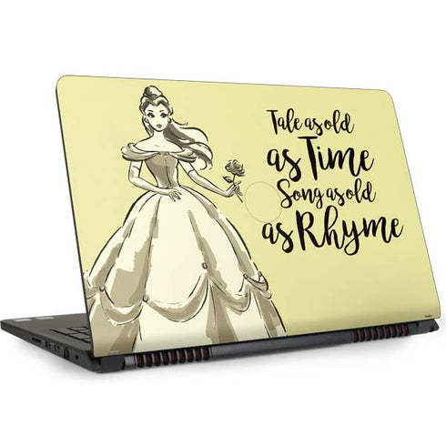 Disney Princess Belle Tale As Old As Time Art Dell Inspiron Skin