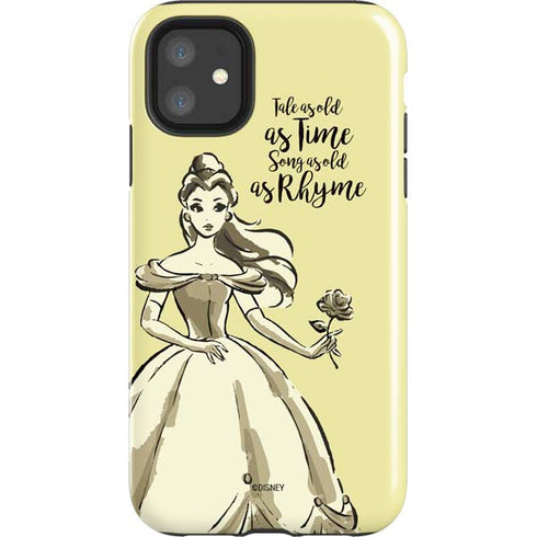 Disney Princess Belle Tale As Old As Time Art iPhone 11 Impact Case