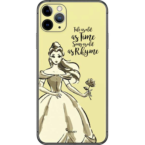 Disney Princess Belle Tale As Old As Time Art iPhone 11 Pro Max Skin