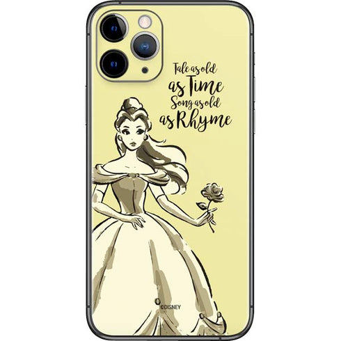 Disney Princess Belle Tale As Old As Time Art iPhone 11 Pro Skin