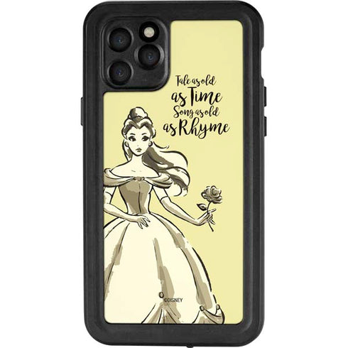 Disney Princess Belle Tale As Old As Time Art iPhone 11 Pro Waterproof Case