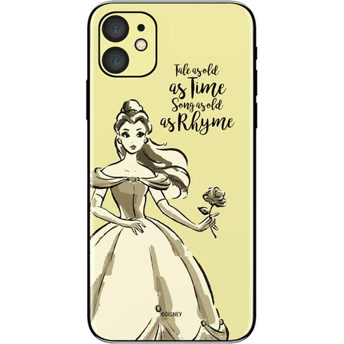 Disney Princess Belle Tale As Old As Time Art iPhone 11 Skin
