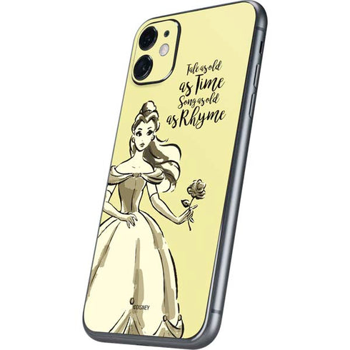 Disney Princess Belle Tale As Old As Time Art iPhone 11 Skin