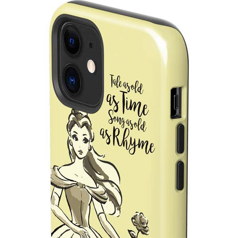 Disney Princess Belle Tale As Old As Time Art iPhone 12 Impact Case