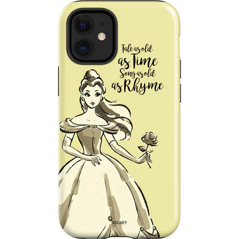 Disney Princess Belle Tale As Old As Time Art iPhone 12 Mini Impact Case