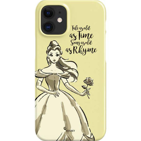 Disney Princess Belle Tale As Old As Time Art iPhone 12 Mini Lite Case