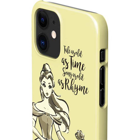 Disney Princess Belle Tale As Old As Time Art iPhone 12 Mini Lite Case